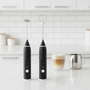 Montalatte Portatile, Frullino Automatico per Schiuma, Mixer per Bevande, Sbattitore per Uova, Frullino per Caffè <span class=keywords><strong>e</strong></span> <span class=keywords><strong>Latte</strong></span>, Mini Mixer per Caffè <span class=keywords><strong>e</strong></span> <span class=keywords><strong>Latte</strong></span> - Product Image 1