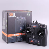 Controlador de Simulación RC SuperLink SM8 de 8 Canales para PhoenixRC, RealFlight y Liftoff, Drones y Aviones FPV, USB Plug-and-Play