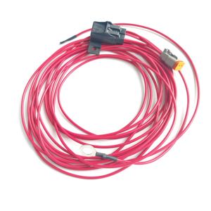 Изготовленный на заказ 16awg, жгут проводов для морской батареи с 2-контактным гнездовым разъемом Dt Deutsch, Dt06-2s и линейный держатель предохранителя - Product Image 4
