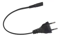 YUEE YOUNG Ac câble d'extension 2 broches C7 prise ue connecteur Iec C7 câble d'alimentation 250v Mickey Mouse tourne l'Eurostick
