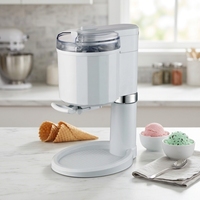 Machine à glace et yaourt glacé électrique entièrement automatique pour la maison, mini-machine à fruits pour enfants, pour faire soi-même des glaces et sorbets maison
