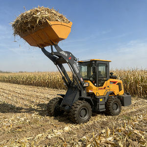 Chargeuse sur pneus robuste de 2 tonnes avec flèche et godet renforcés - Product Image 1