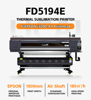Printer Sublimasi Dye Presisi Tinggi 1900mm FD5194E dengan Sistem Pembersihan & Pelembap Otomatis Tertutup Rapat untuk Tekstil