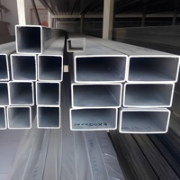 Tubo Cuadrado de Acero Galvanizado de Alta Calidad Q235 Q345, Lámina de Acero Rectangular Soldada de 6M 12M, Certificación JIS KS TISI, Corte a Medida