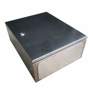 Custom IP65 Waterproof SUS 304 Stainless Steel Out Door Wall Mounted Metal Electrical Control Junction Box enclosure