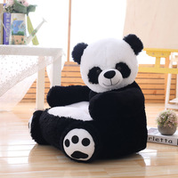 Adorable canapé en peluche pour enfant, fauteuil en peluche, coussin doux, siège enfant, cadeau, avec motifs Ours en peluche, Panda, Licorne, Canard