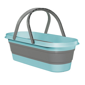 Seau à serpillière multifonctionnel en silicone pour la maison, portable, pliable, rectangulaire, en plastique, pour l'extérieur, idéal pour le dropshipping Shopify - Product Image 6