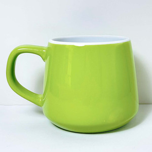 Taza de Cerámica, Porcelana Negra con Interior Rosa, Color Sólido, Regalo Empresarial, Gran Capacidad, 7102, Origen Zibo - Product Image 4