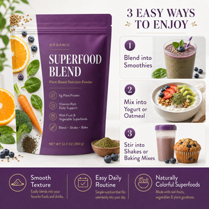 Superalimento Orgánico en Polvo Rico en Vitaminas <span class=keywords><strong>para</strong></span> Adultos con Espinaca, Brócoli, Naranja y Zumo de Zanahoria <span class=keywords><strong>para</strong></span> el Apoyo Inmunológico Diario (Venta al por Mayor) - Product Image 3