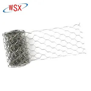 Malla de alambre de hierro Hexagonal galvanizada Malla de alambre de pollo Malla de alambre hexagonal