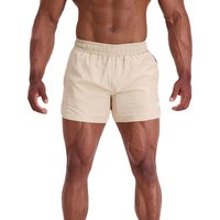Short d'entraînement d'été imperméable à séchage rapide pour hommes, avec fente latérale, entrejambe de 5 pouces, short de fitness en nylon