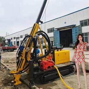 Precio de fábrica Profesional Diesel Hidráulico Pequeño portátil Plataforma de perforación de pozos de agua Máquina de perforación de pozos de agua - Product Image 3