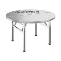 Plan de travail pliable en acier inoxydable gaufré 201/304, 100 cm/personnalisé, haute capacité de charge, pour extérieur/intérieur, restaurant et maison