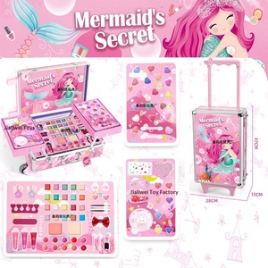 <span class=keywords><strong>Estuche</strong></span> de <span class=keywords><strong>Maquillaje</strong></span> de Sirena, <span class=keywords><strong>Estuche</strong></span> de Cosméticos con Ruedas, Esmalte de Uñas, Lápiz Labial, Juguete de Simulación para Niñas - Product Image 3