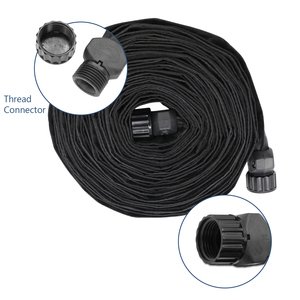 Connecteurs d'eau de jardin Tuyau de trempage plat Tube poreux pour lits de jardin Tuyau d'irrigation Tuyau de trempage - Product Image 3