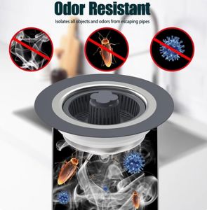 3 in 1 Kitchen <b>Sink</b> Drain <b>Strainer</b> and Stopper Combo, Stainless Steel Pop up Kitchen <b>Sink</b> Stopper, <b>Sink</b> Drain <b>Strainer</b> for Stand - Product Image 3