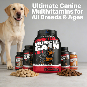 Compléments alimentaires naturels pour la prise de poids chez les chiens, OEM/ODM, friandises pour la prise de masse musculaire, multivitamines canines ultimes pour tous les types de chiens - Product Image 4