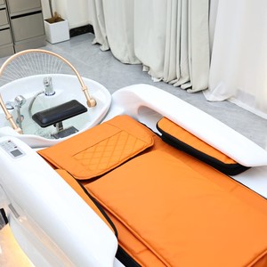 Sillón de Lavado de Cabello para Salón de Belleza con Luz LED, Masaje Eléctrico y Terapia Capilar, Suministro de Fábrica - Product Image 4