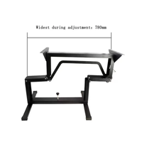 Accessoires pour caravane HEYRV, pied de table relevable noir pour camping-car avec réglage de niveau 2