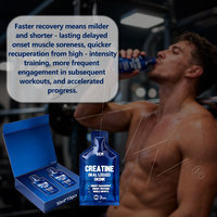 Sachet de créatine liquide à portion individuelle - Absorption rapide, créatine pré-entraînement pour la musculation et l'entraînement