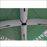 Dh SHOP — tente gonflable Portable, couverture oxford, impression complète extérieure, 13ft/4x4m, dôme d'air TPU