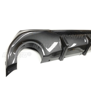 Difusor de Parachoques Trasero para BMW Serie 1 F40 2019-2023 M Sport M135i, Aspecto de Fibra de Carbono/Negro Brillante, Placa Divisora de Alerón - Product Image 6