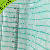 สุทธิความปลอดภัยนั่งร้าน HDPE พร้อมหน้าจอนั่งร้านทน UV สำหรับปกนั่งร้านและปกป้องตาข่ายความปลอดภัยของเศษซาก
