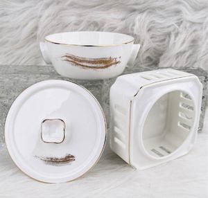 Vaisselle en porcelaine russe de haute qualité, vente en gros, couleur et design personnalisés, vaisselle en céramique - Product Image 1