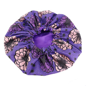 <span class=keywords><strong>En</strong></span> gros de Créateur <span class=keywords><strong>En</strong></span> Soie Cheveux Et Bandeaux Afrocentrism Toutes Les Couleurs Ankara Satin Large Jumbo Double Face Bonnets - Product Image 6