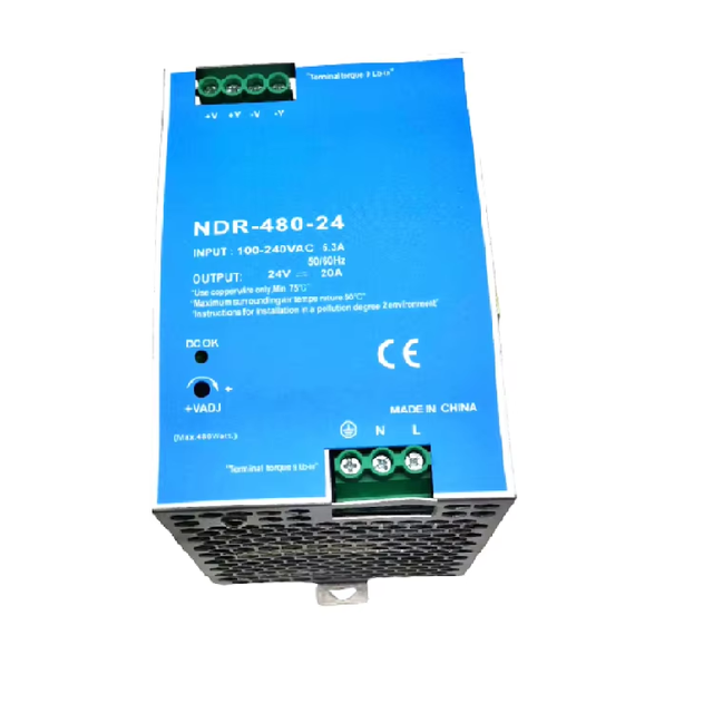 Wholesale SMPS DIN Rail Power Supply 480W 24V 20A AC 110V/220V to DC 12V/24V/48V 75W-480W Range Rail Power Supply