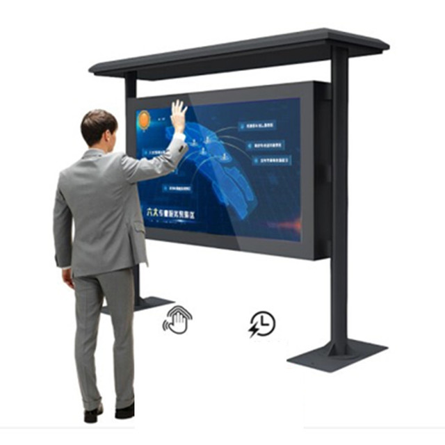 75 86 98 INCH 4K 3500NITS 120HZ Mini-LED Backlight Adobe RGB 98% Waterproof IP65 Outdoor Advertising Digital Display Screens