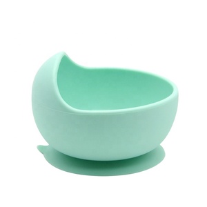 Custom Spill-proof Food Grade Baby Kids Tableware Set Suction Silicone Plate Snack Bowls
