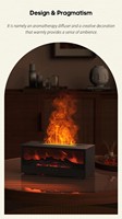Mini pratique bureau arôme Machine cheminée humidificateur maison huile essentielle bureau cheminée diffuseur pratique