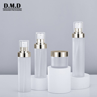 Logo personnalisé 100 ml 3oz givré 150ml 120ml PET en plastique 250ml vide corps brouillard cosmétique vaporisateur emballage 8 oz