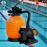 Filtre à sable en plastique Water Crown avec pompe intégrée 0,25 - 0,5 CV, système de filtration intégré pour piscine hors sol