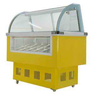 Congélation rapide <span class=keywords><strong>de</strong></span> 20 plats en <span class=keywords><strong>verre</strong></span> coulissant, 12 plaques, italie, réfrigérateur vitrine <span class=keywords><strong>de</strong></span> glace dure, réfrigérateur/affichage refroidisseur/congélateur gel ato - Product Image 2
