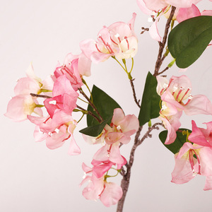 Artificial Bougainvillea <b>Flowers</b> <b>Single</b> Branch Plastic Silk High Simulation For Wedding Home Decoration - Product Image 3