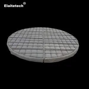티타늄 와이어 메쉬 demister 패드 구리 와이어 거즈 안개 제거기 사용 보일러 증기 드럼