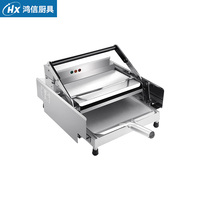 Machine à Hamburger Commerciale Entièrement Automatique, Appareil de Cuisson Électrique Compact à Double Plaque pour Hamburgeries, Matériel et Équipement