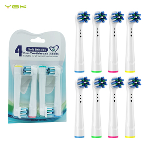 <span class=keywords><strong>Cabezales</strong></span> de repuesto para cepillo de dientes eléctrico YBK OEM, <span class=keywords><strong>cabezales</strong></span> de repuesto <span class=keywords><strong>CrossAction</strong></span> YE644, 4 unidades para adultos, en stock. - Product Image 1