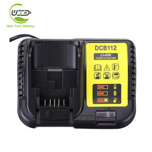 Pour Dewalt 20V Lithium Ion Batterie DCB 112 DCB118 <span class=keywords><strong>DCB105</strong></span> Remplacement Charge Rapide Outil Électrique Perceuse Électrique 100W Sortie - Product Image 1
