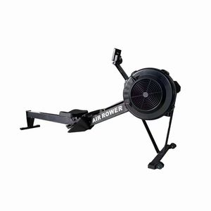 Air Fan Resistance Rowing Machine Clear Button Display Anti Slip Pedal Design Indoor Fitness Training <b>Rower</b> - Product Image 1