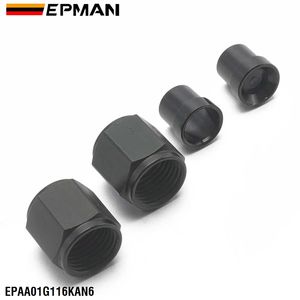 एपमैन एल्यूमीनियम 6एक महिला ट्यूब नट प्रतिस्थापन, 6 और नट आस्तीन 3/8 इंच पाइप एडाप्टर फिटिंग काले एडाप्टर फिटिंग काले एडाप्टर - Product Image 5