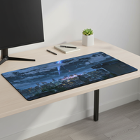 Tapis de souris de jeu XXL en gros avec logo personnalisé, base en caoutchouc antidérapante, tapis de bureau étendu pour la maison et le bureau