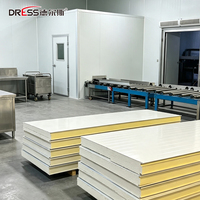 Panneaux sandwich isolants en mousse de polyuréthane (PU) pour chambres froides et entrepôts