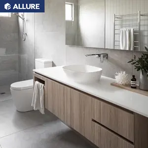 Allure 유리 l 모양의 중국 청산 로스 욕실 화장 세면대 단위