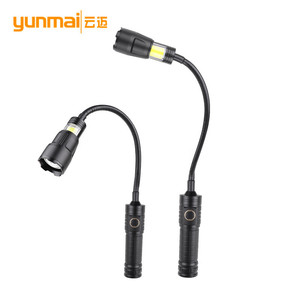 Yunmai Cob Flexible Tube <b>Flashlight</b> <b>Rechargeable</b> Work Light Portable With Magnet And Zoom Feature - Product Image 1