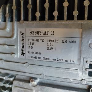 <b>Fans</b>-tech SC630F5-AKT-02 380VAC 50/60Hz 1900W 3A 1360RPM 17000m3/h Precision <b>Air</b> Conditioner Centrifugal <b>Cooling</b> <b>Fan</b> Plastic OEM - Product Image 5