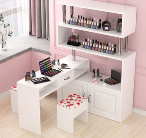 Table de manucure réglable pour salon de beauté, mobilier de bar à ongles, table à ongles, bureau de manucure - Product Image 1