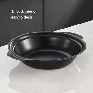 Nueva Llegada: Utensilios de Cocina Coreanos Antiadherentes de Acero al Carbono, Sartenes para <span class=keywords><strong>Paella</strong></span>, Ecológicas, Aptas para Cocina de Gas, Acero Inoxidable Negro - Product Image 5